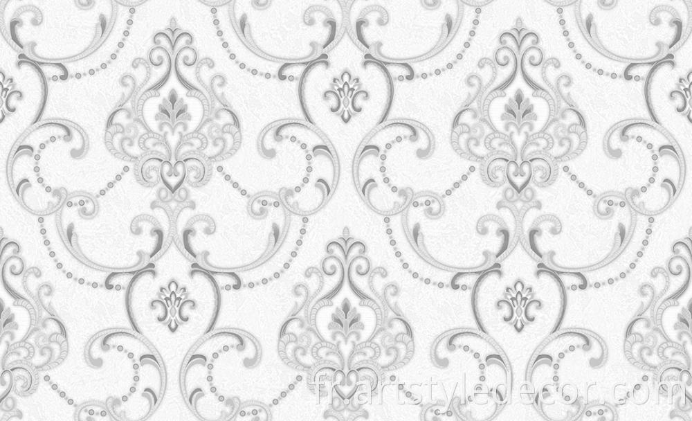 pvc flower wallpaper